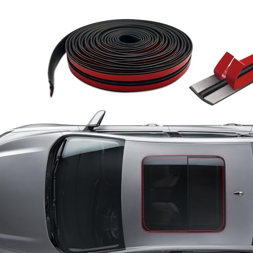 HAOBO 16.4Ft Car Windshield Weather Stripping, Car Door Seal Strip,