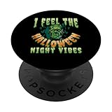 Photo Gallery divertente citazione di halloween night vibes, regalo spaventoso di frankenstein popsockets popgrip intercambiabile Photo Gallery divertente citazione di halloween night vibes, regalo spaventoso di frankenstein popsockets popgrip intercambiabile