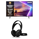 tv philips ambilight 55pos9002 INALÁMBRICOS, CON UN ALCANCE DE 30M: Conexión digital 2.4G fiable que mantiene el sonido nivelado aunque haya paredes de por medio, para que pueda ir a por un aperitivo sin perderse nada