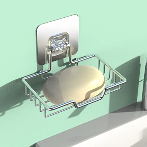 Cabilock Bathtub Tray Bathtub Tray Bar Soap Holder Bathroom Kitchen Soap Holder Single-Layer Stainless Steel Soap Dish Soap Rack Shower Accessories Shower Accessories Shower Accessories #TOP2