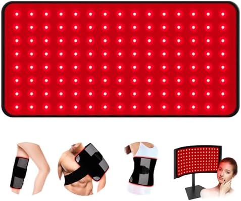 Red Light Therapy for Body and Face, Red Light Therapy Mat, 3 in ...