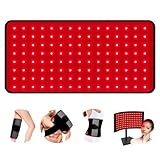 Red Light Therapy for Body and Face, Red Light Therapy Mat, 3 in 1 Mat/Belt/Stand Removable 660NM & 850NM Infrared Red Light Therapy Panel Device, Light Therapy for Face, Waist, Back, Knees and Legs