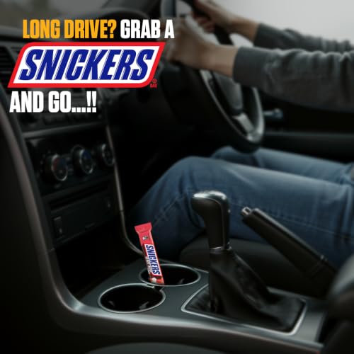 Image of Snickers Berry Whip Flavoured Chocolate Bar | Loaded with Crunchy Peanuts, Nougat & Caramel | Irresistibly Nutty Chocolate Bar | 22g | Pack of 15
