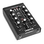 Vonyx STM500BT 2-Channel DJ Mixer with Bluetooth, USB MP3 Playback, Premium Audio Mixing Desk, Versatile Music Controller for DJs, DJ Mixers, Parties