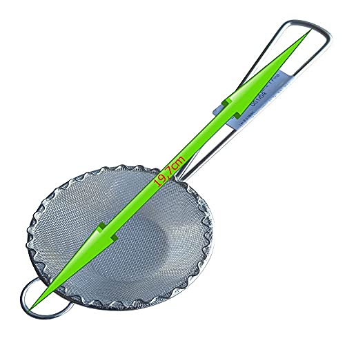 Peneira Coador Para Óleo Sucos Chá Leite Em Aço Inox 8cm