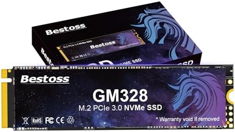 Bestoss 1TB NVMe M.2 SSD PCIe 3.0 M.2 2280 SSD, Internal SSD,Up to 3500MB/s