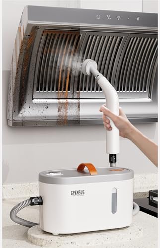 Image of CPENSUS 10 in 1 Steam cleaner for home 1200W & 10s Heat up 750 ml Water tank Handheld for Deep Cleans Floor, Grout, Car, Carpet and chimney Grease window kitchen bathroom
