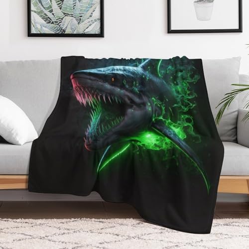 Couverture requin douce pour soiree cocooning sur le canape - 3