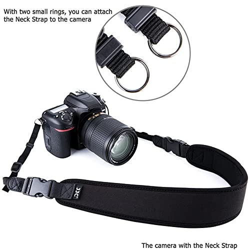 Jjc Dslr Camera Neck Strap With Quick Release For Canon Eos 5D Mark Iv 5Dm3 7Dm2 6Dm2 90D 80D 77D 70D Rebel T8I T7 T7I T6I 4000D Sl3 Sl2 Nikon D850 D810 D780 D500 D7500 D7200 D5600 D5500 D3500 D3400 #TOP3