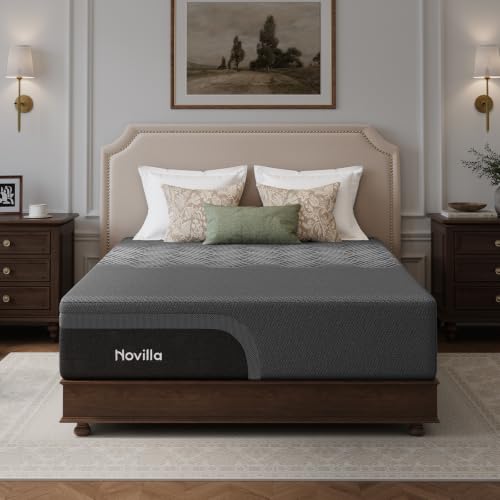 Image of Novilla AiryFlow Graphene Full Size Mattress 12 Inch, Cooling Memory Foam