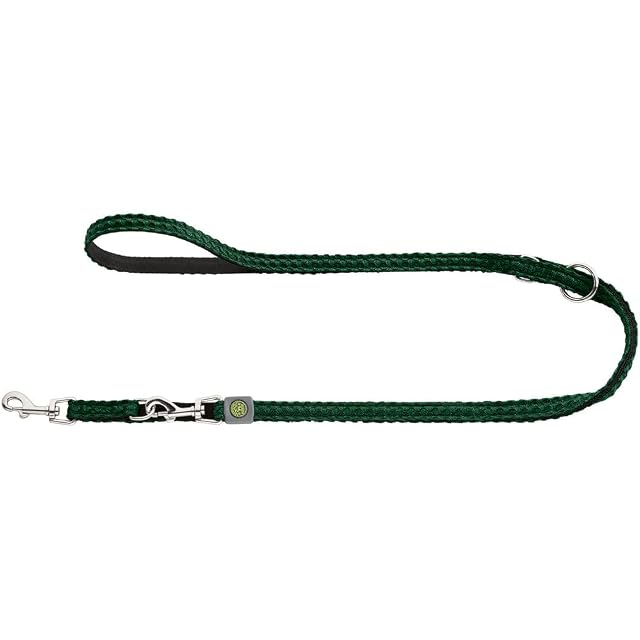 Hunter - Correa adiestramiento Perro Hilo, Verde Oscuro - (401673969840)