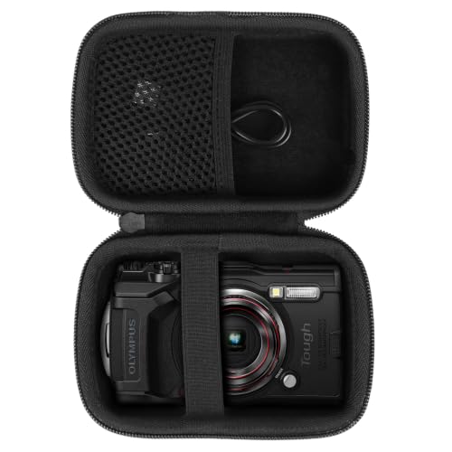 Aenllosi Hard Case for OLYMPUS Tough TG-6 OM System Tough Camera, Black