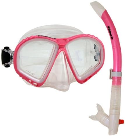 Miniatura 3 de PROMATE Juego combinado de máscara de purga de snorkel buceo Azul,AB,Rosado,https://www.amazon.com/dp/undefined