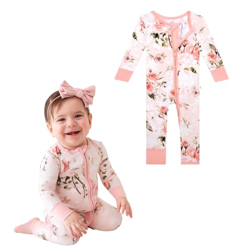 Image of Posh Peanut Convertible Baby Sleepers - Footless Baby Pajamas with 2 Way Zipper for Easy Diaper Changes