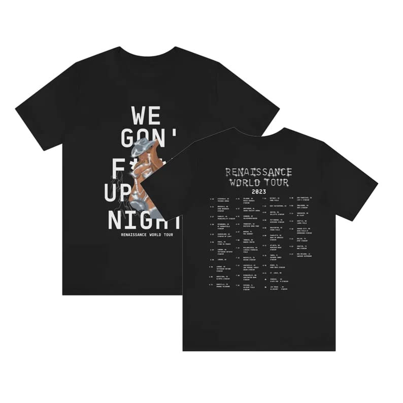 Beyoncé Renaissance World Tour Merch Double Sided Shirt