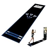 usefulbeauty Dartmatte – Bodenschutz, tragbar, rutschfest, mit Wurflinie, Dart-Spielmatte | für Spielzimmer, Freizeitzentrum, Club, Sport, Büro, unter dem Boden, Ebenen