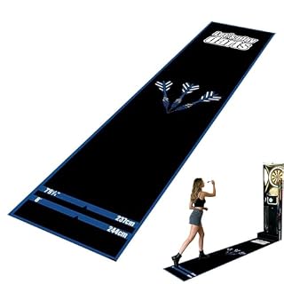 Tapis de fléchettes avec lignes oche enroulable