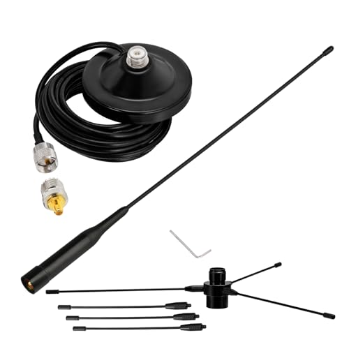 Bingfu Mobile Ham Radio Antenna with Ground Plane Dual Band VHF UHF Gmrs by BINGFU - Image 9