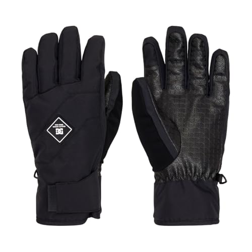 DC Men's Insulated Snowboard Gloves - Franchise Glove | Black, Medium