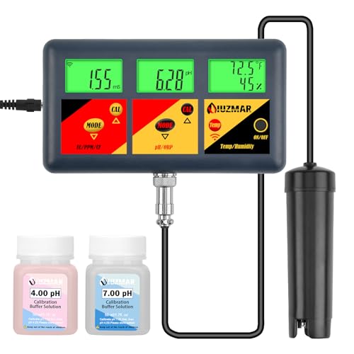 7-in-1 pH EC Meter for Hydroponic Water Monitoring