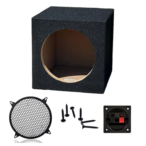 Image of 8inche Wooden Speaker Box with tutter Setup ||8-Inch Empty Cabinet for Custom Installation Wooden Enclosure for Car Audio and Home Theater,Truck Bus Pack 1