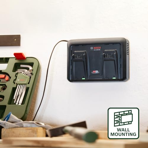 Chargeur rapide Bosch 18V avec double charge simultanée 4,4A - 5