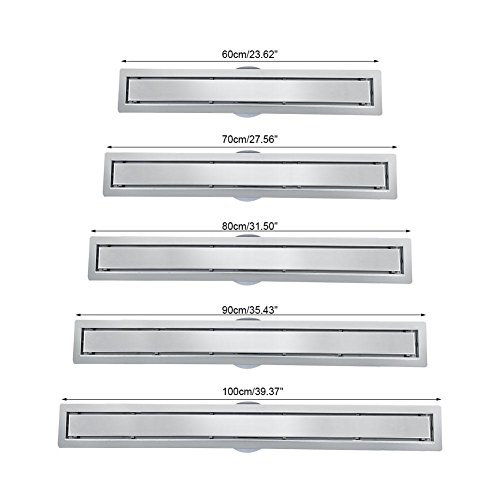 Scarico doccia Bagno Sifone Pavimento Acciaio