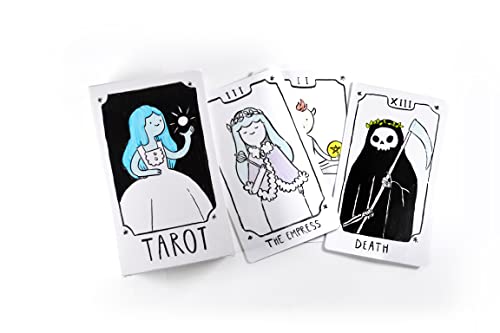 Apostrophe Games Tarot Größe Leere Spielkarten (Mattes Finish) 12 cm x 7 cm, 80 Leere Karten und Leere Box, Flash-Karten, Brettspielkarten, Studienführer & Notizkarten