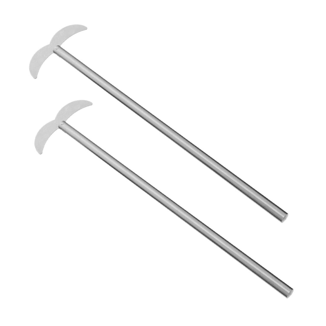 Operitacx 2piezas Paleta Agitadora De Acero Inoxidable Para Laboratorio Varilla De Agitación Práctica Accesorios De Química Para Experimentos Químicos
