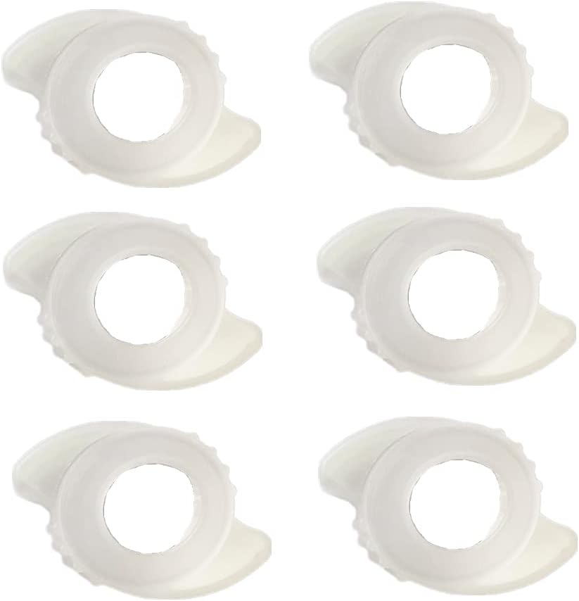 6Pcs(3″W x 2″ D) Silicone Door Knob Grips – Anti-static Door Knob Cover – Great Grips with Glow Inserts Sleep Aids-Silicone Doorknob Bumper Grips, Elderly Door Knob Open Doors Easily