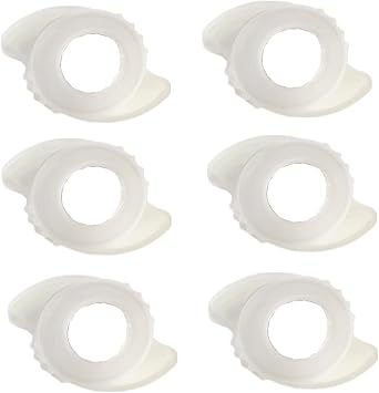 6Pcs3" W x 2" D Silicone Door Knob Grips - Anti-Static Door Knob Cover - Great Grips with Glow Inserts Sleep Aids-Silicone Doorknob Bumper Grips, Elderly Door Knob Open Doors Easily