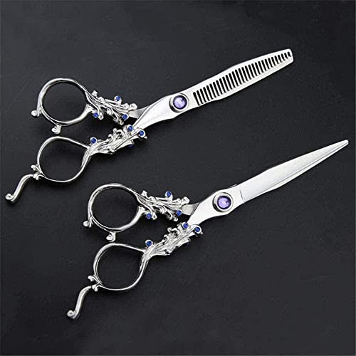Ciseaux de barbier ciseaux de coiffure ergonomiques pour une coupe nette et reguliere