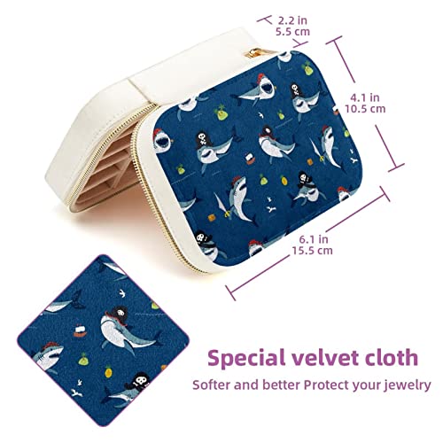 Boîte de rangement en velours pour bagues et colliers - 6