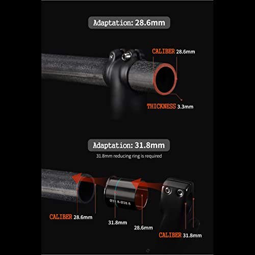 Tskjinc Toseek Carbon Fork 29 Straight Tube Bike Fork Hard Carbon Mtb Fork 26/27.5/29¡± Front Fork For Bicycle Lightweight Red 29Inch #TOP7