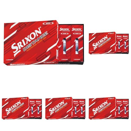 DUNLOP ダンロップゴルフボール SRIXON DISTANCE9 2022年モデル 1ダース(12個入り) ホワイト (× 5)
