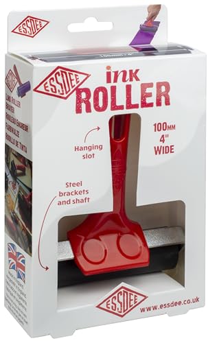 Lino Roller SG Education R4 rouleau gravure poignée rouge 10,2 cm
