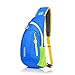 Shoulder Backpack, Sunhiker C822 Casual Cross Body Bag Outdoor Sling Bag Chest Pack with Adjustable Shoulder Strap for Cycling Hiking Camping Travel and Men Women (Blue/822)