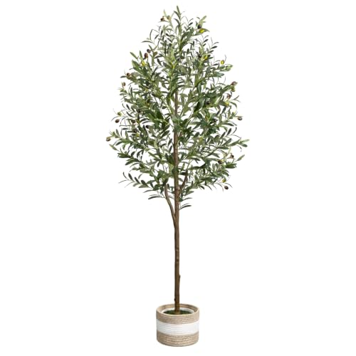LuceAlberi Artificial Olive Tree 5.5FT Faux Indoor Decorative Plant