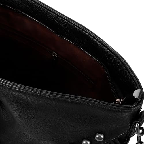 Bolso de Hombro para Mujer Resistente y Cómodo con Borlas 7