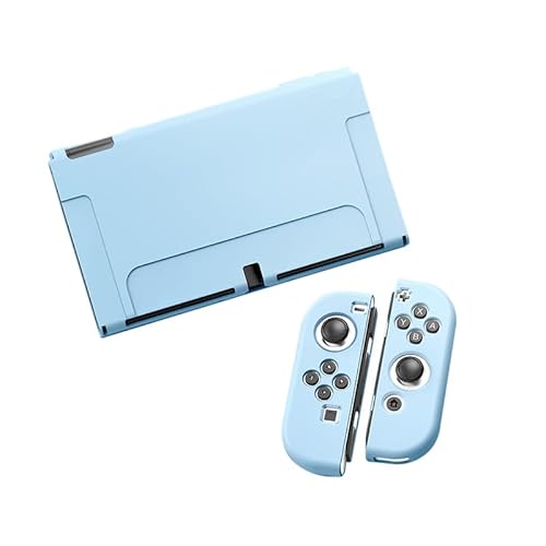 Ryo楽々生活館 Switch 有機EL 対応 保護 ケース Joy-Con カバー 分離式 3点セット スイッチ 有機ELモデル 用 保護 カバー 装着簡単 TPU製 ソフト 耐衝撃 Switch 有機EL スイッチ有機ELモデル 対応 ケース