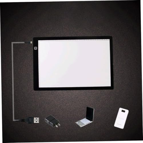 Table lumineuse A4 LED de traçage avec surface acrylique et aimants - 6