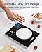 RENPHO Food Scale with Touchless Tare Design, Digital Kitchen Scale for Food Ounces and Grams, Food Weight Scale for Weight Loss, Baking, Cooking, Precise Graduation, Black, Non-Bluetooth
