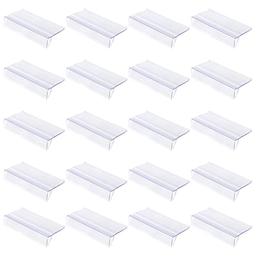 Porte-étiquette de prix en plastique transparent pour organiser une brocante