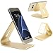 Produktbild ScorpioCover Universal Aluminium Smartphone Handy Tablet Ständer Alu Tablet und Handy Halter kompatibel mit Samsung, Nokia, Apple, HTC und viel mehr Variante1 Gold