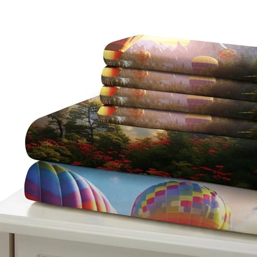 Housse de couette montgolfière 135x200 microlibre hypallergénique - 7