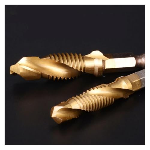 Evita tornillos sueltos usando taladros de perforación y roscado M3-M10 con vástago hexagonal 4