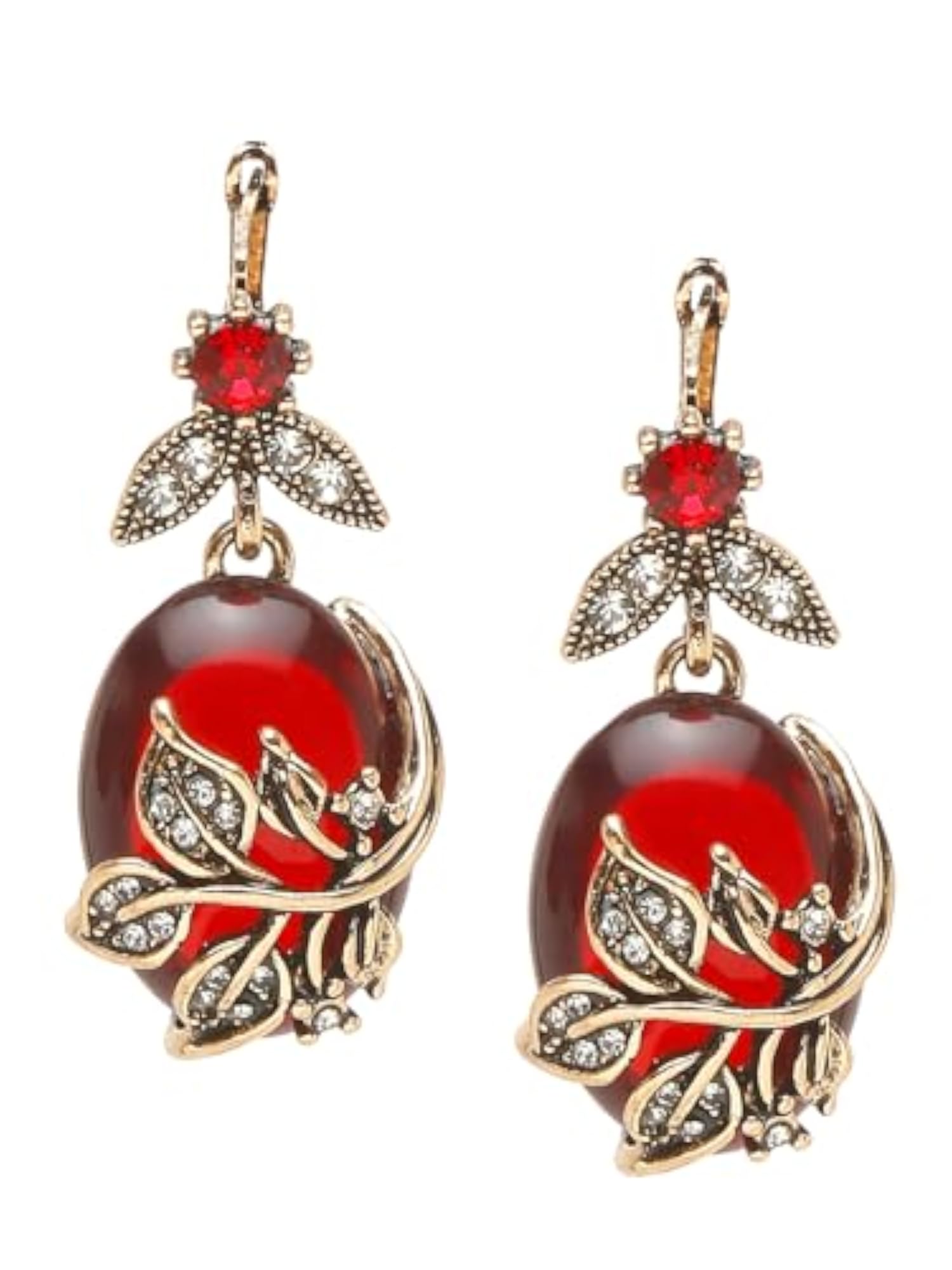 Plated Necklace Jewellery Set with Earrings and Ring