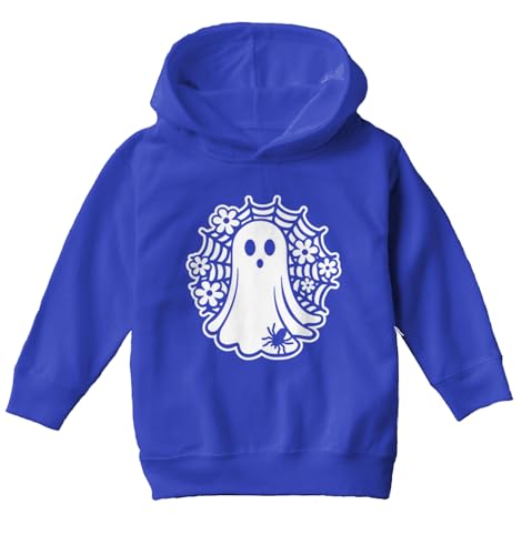 Tcombo Ghost With Webs Ghoul Spider Toddler/Youth Fleece Hoodie2