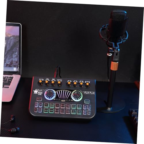 Kit de micrófono y tarjeta de sonido Operitacx para podcast y streaming 5