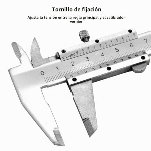 Calibrador vernier analógico 8 calibrador vernier analogico marca Walfront (2)